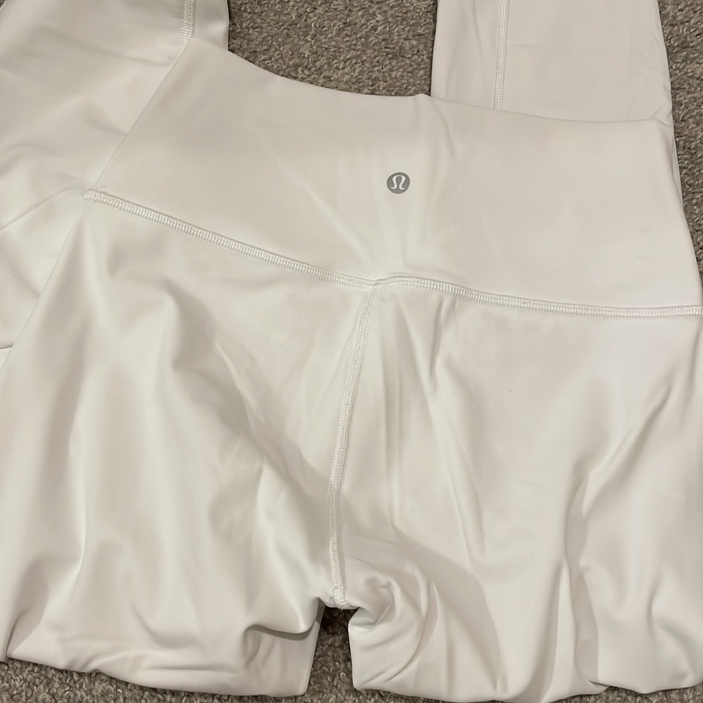 lululemon leggings All white